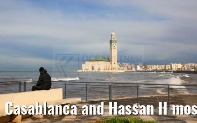 Casablanca and Hassan II mosque 28.02.2025