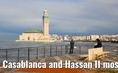 Casablanca and Hassan II mosque 28.02.2025