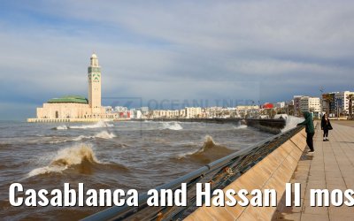 Casablanca and Hassan II mosque 28.02.2025