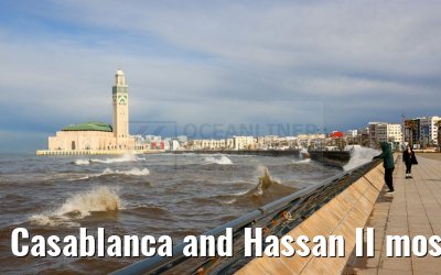 Casablanca and Hassan II mosque 28.02.2025