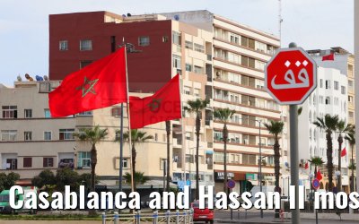 Casablanca and Hassan II mosque 28.02.2025