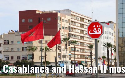 Casablanca and Hassan II mosque 28.02.2025
