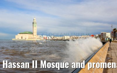 Hassan II Mosque and promenade Casablanca 28.02.2025