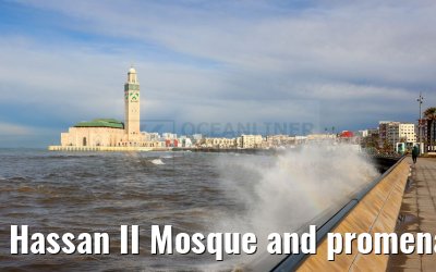 Hassan II Mosque and promenade Casablanca 28.02.2025