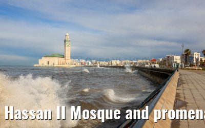 Hassan II Mosque and promenade Casablanca 28.02.2025