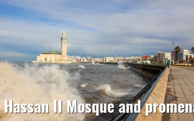 Hassan II Mosque and promenade Casablanca 28.02.2025