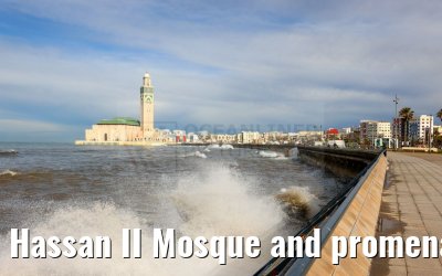 Hassan II Mosque and promenade Casablanca 28.02.2025