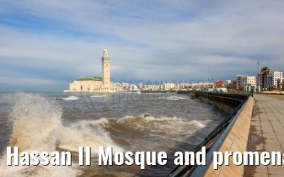 Hassan II Mosque and promenade Casablanca 28.02.2025