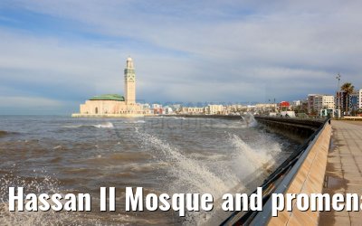 Hassan II Mosque and promenade Casablanca 28.02.2025