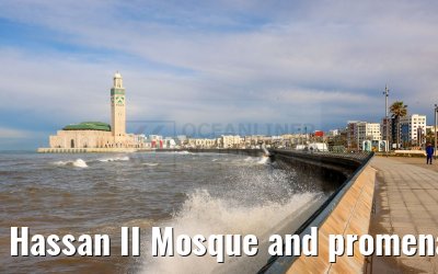 Hassan II Mosque and promenade Casablanca 28.02.2025