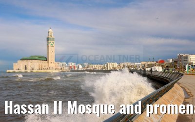 Hassan II Mosque and promenade Casablanca 28.02.2025