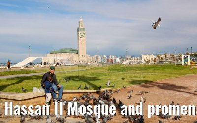 Hassan II Mosque and promenade Casablanca 28.02.2025