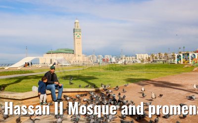 Hassan II Mosque and promenade Casablanca 28.02.2025