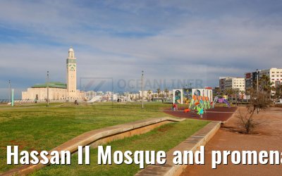 Hassan II Mosque and promenade Casablanca 28.02.2025