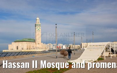 Hassan II Mosque and promenade Casablanca 28.02.2025
