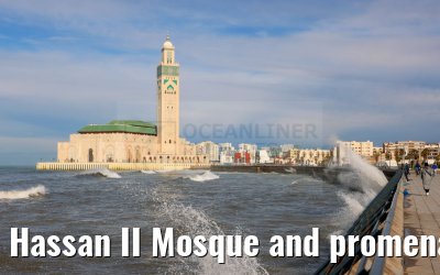 Hassan II Mosque and promenade Casablanca 28.02.2025