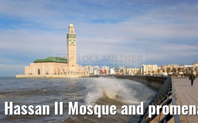 Hassan II Mosque and promenade Casablanca 28.02.2025