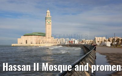 Hassan II Mosque and promenade Casablanca 28.02.2025