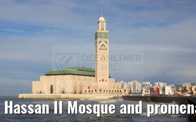 Hassan II Mosque and promenade Casablanca 28.02.2025