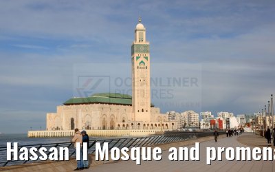 Hassan II Mosque and promenade Casablanca 28.02.2025