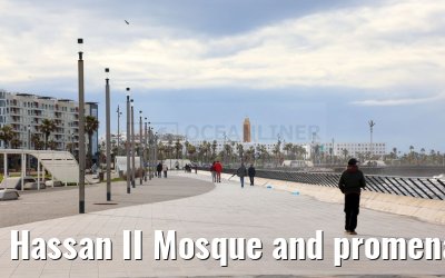 Hassan II Mosque and promenade Casablanca 28.02.2025