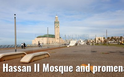 Hassan II Mosque and promenade Casablanca 28.02.2025