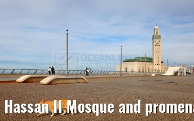 Hassan II Mosque and promenade Casablanca 28.02.2025