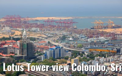 Lotus Tower view Colombo, Sri Lanka 28.02.2024