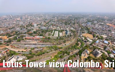 Lotus Tower view Colombo, Sri Lanka 28.02.2024