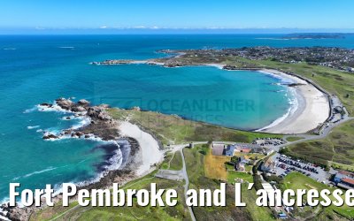 Fort Pembroke and L´ancresse Bay area Guernsey 