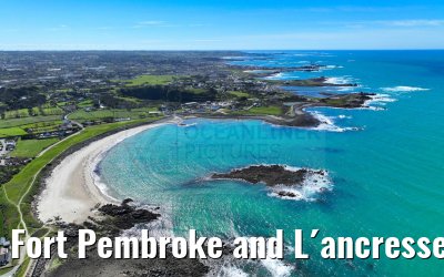 Fort Pembroke and L´ancresse Bay area Guernsey 