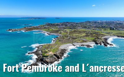 Fort Pembroke and L´ancresse Bay area Guernsey 