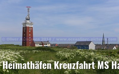 Heimathäfen Kreuzfahrt MS Hamburg nach Emden, Sylt und Helgoland vom 23.-27. Mai 2014