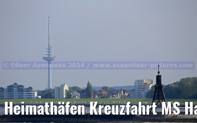 Heimathäfen Kreuzfahrt MS Hamburg nach Emden, Sylt und Helgoland vom 23.-27. Mai 2014