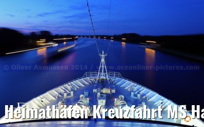 Heimathäfen Kreuzfahrt MS Hamburg nach Emden, Sylt und Helgoland vom 23.-27. Mai 2014