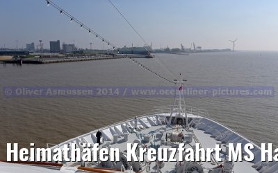 Heimathäfen Kreuzfahrt MS Hamburg nach Emden, Sylt und Helgoland vom 23.-27. Mai 2014