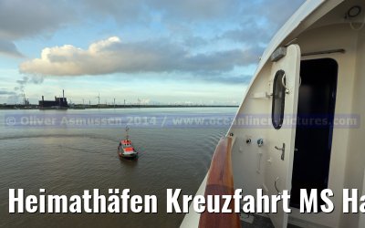 Heimathäfen Kreuzfahrt MS Hamburg nach Emden, Sylt und Helgoland vom 23.-27. Mai 2014
