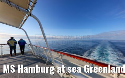 MS Hamburg at sea Greenlandsea 28.07.2024