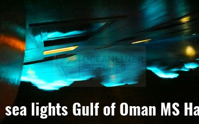 sea lights Gulf of Oman MS Hamburg 08.03.2024