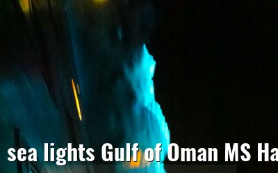 sea lights Gulf of Oman MS Hamburg 08.03.2024