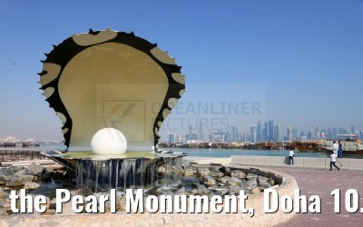 the Pearl Monument, Doha 10.03.2024