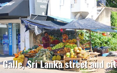 Galle, Sri Lanka street and city impressions 27.02.2024