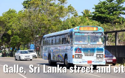 Galle, Sri Lanka street and city impressions 27.02.2024