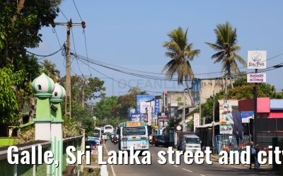 Galle, Sri Lanka street and city impressions 27.02.2024