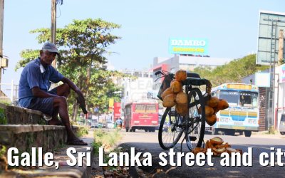 Galle, Sri Lanka street and city impressions 27.02.2024