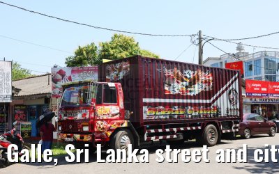 Galle, Sri Lanka street and city impressions 27.02.2024