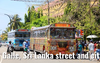 Galle, Sri Lanka street and city impressions 27.02.2024