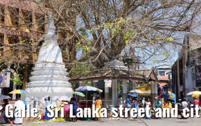 Galle, Sri Lanka street and city impressions 27.02.2024