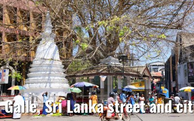 Galle, Sri Lanka street and city impressions 27.02.2024