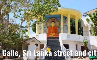 Galle, Sri Lanka street and city impressions 27.02.2024